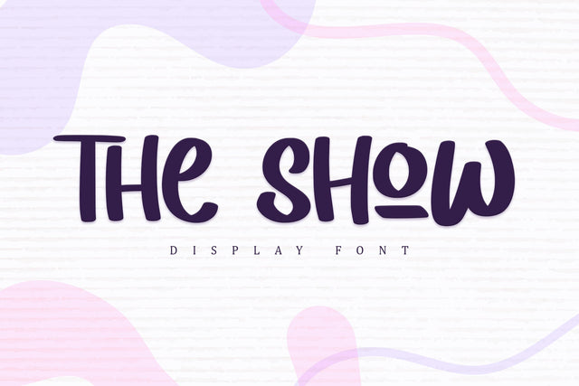 The Show Font Sakha Design Studio 