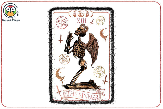 The Sinner Tarot Sublimation Designs Sublimation LAM HOANG THUY 
