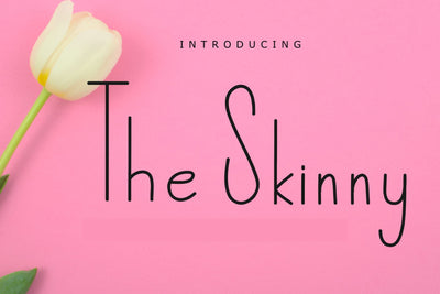 The Skinny Font Chamsae Studio 