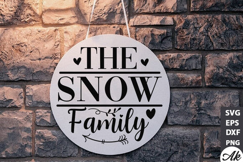 The snow family SVG SVG akazaddesign 