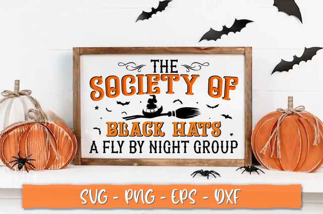 The society of black hats a fly by night group Sign SVG SVG Shetara Begum 