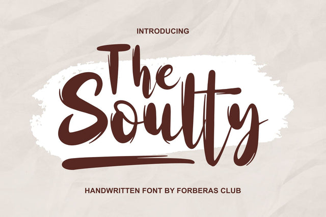 The Soulty Font Forberas 