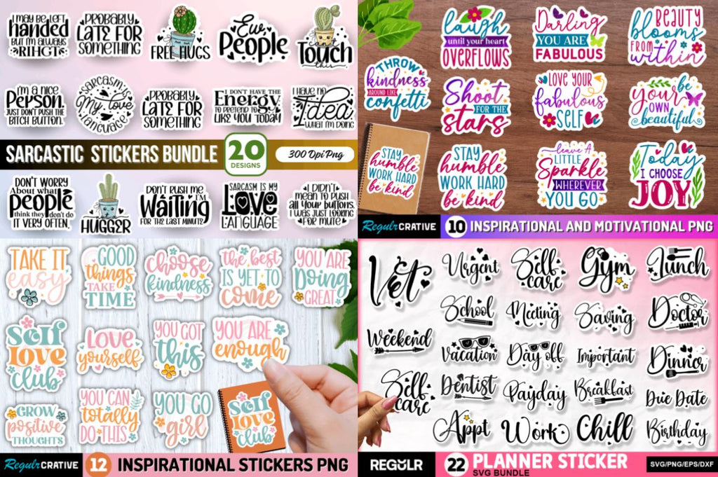 Mega Word Sticker The Special Mega Stickers PNG mega Bundle - So Fontsy