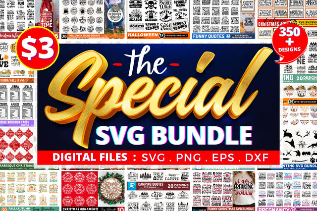 The Special Mega SVG Bundle SVG Regulrcrative 