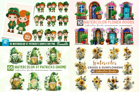 The Special Watercolor PNG Big Bundle Sublimation Regulrcrative 