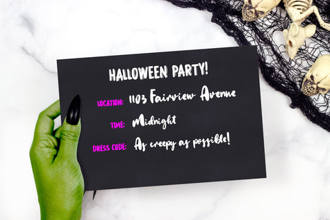 The Spooky House Font Duo (Halloween Font, Spooky Font, Scary Font) Font Jupiter Studio Fonts 