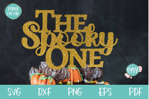 The Spooky One | 1st Halloween Birthday Cake Topper SVG SVG OyoyStudioDigitals 