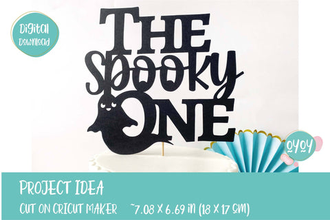 The Spooky One with Ghost SVG | Halloween 1st Birthday SVG SVG OyoyStudioDigitals 