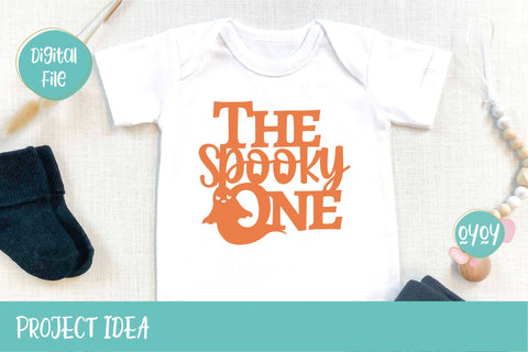 The Spooky One with Ghost SVG | Halloween 1st Birthday SVG SVG OyoyStudioDigitals 