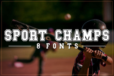 The Sport Champs Sports Font Pack Font Feya's Fonts and Crafts