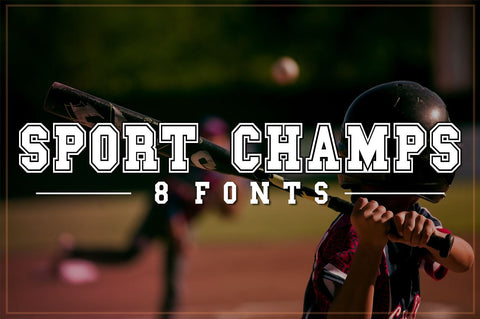 The Sport Champs Sports Font Pack Font Feya's Fonts and Crafts 