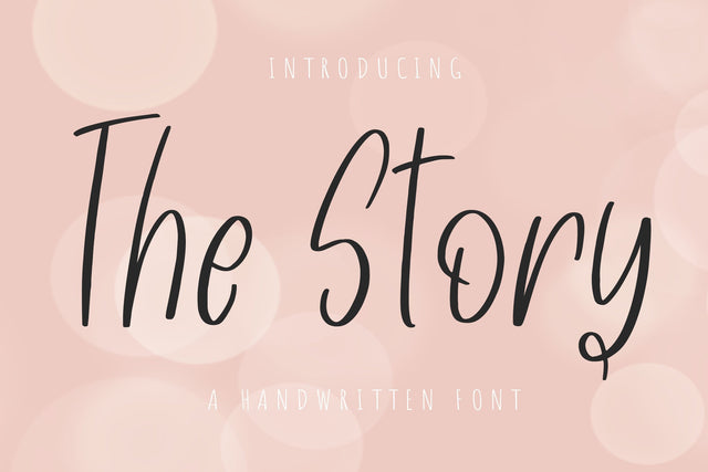 The Story Font dapiyupi store 