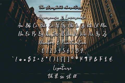 The Stronghold Font Supersemar Letter 