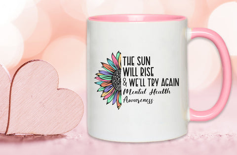 The Sun Will Rise and, Mental Health Svg SVG MD mominul islam 