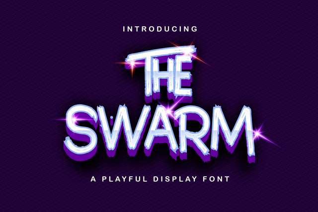 The Swarm - Playful Display Font Font StringLabs 