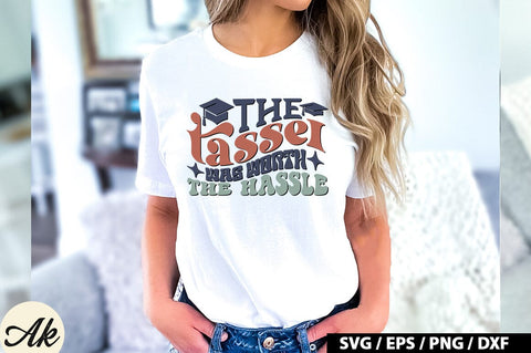 The tassel was worth the hassle Retro SVG SVG akazaddesign 