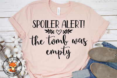 The Tomb Was Empty SVG | Easter Design | SVG PNG DXF Cut SVG RedFoxDesignsUS 