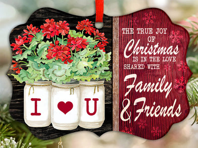The True Joy Of Christmas Is In The Love Ornament PNG, Benelux Christmas Ornament, PNG Instant Download, Xmas Ornament Sublimation Sublimation CaldwellArt 