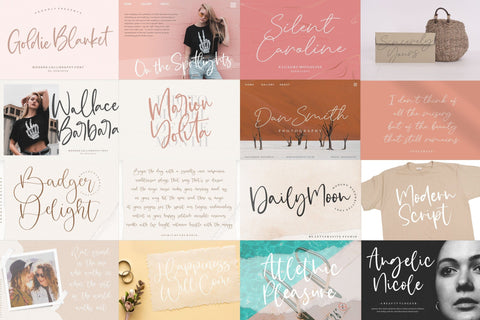 The Ultimate! 100 Font Bundle! Font Letterative 