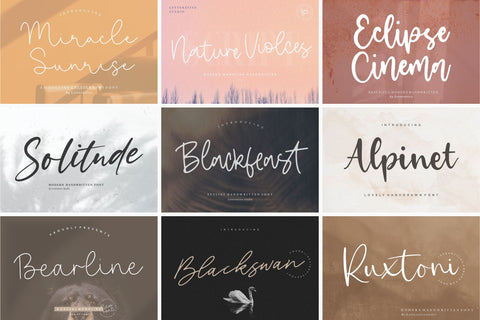 The Ultimate 50 Fonts Bundle Font Letterative 