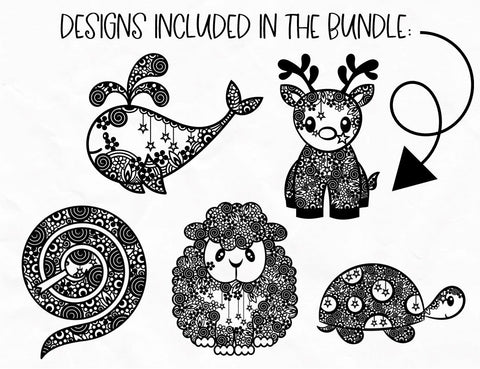 The Ultimate Doodle Bundle! SVG Digital Gems 