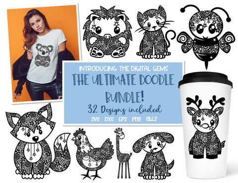 The Ultimate Doodle Bundle! SVG Digital Gems 