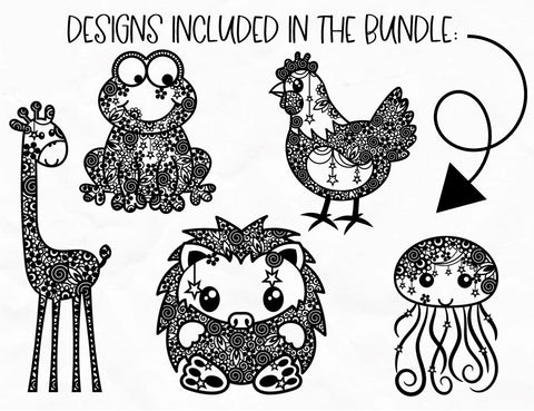 The Ultimate Doodle Bundle! SVG Digital Gems 