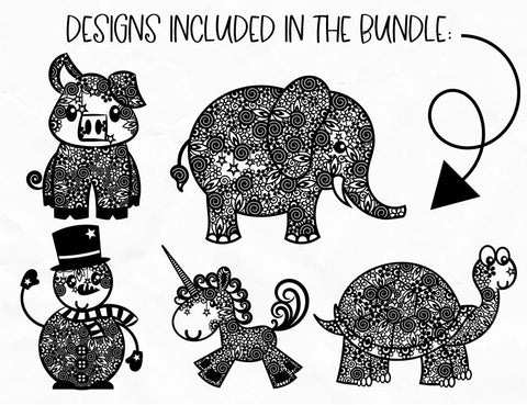 The Ultimate Doodle Bundle! SVG Digital Gems 