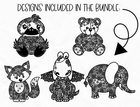 The Ultimate Doodle Bundle! SVG Digital Gems 