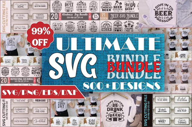 The Ultimate Mega SVG Bundle SVG Creativeart88 