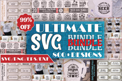 The Ultimate Mega SVG Bundle SVG Creativeart88 