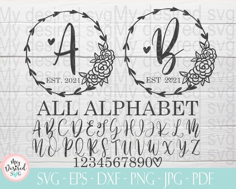 Ultimate Monogram Alphabet SVG Bundle