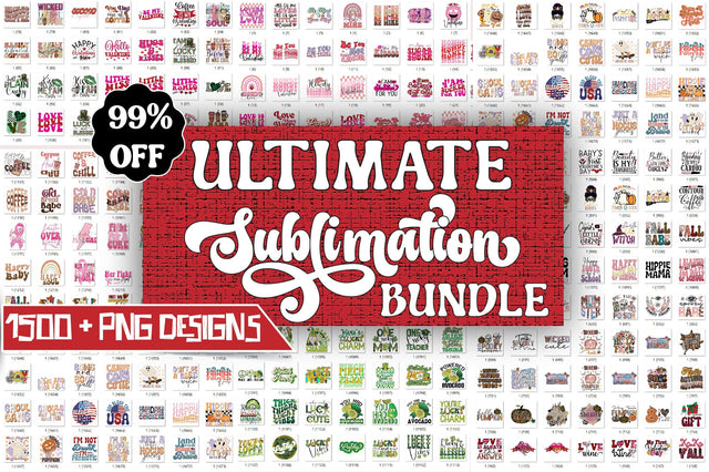 The Ultimate Sublimation Mega Bundle Sublimation Creativeart88 