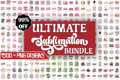 The Ultimate Sublimation Mega Bundle Sublimation Creativeart88 