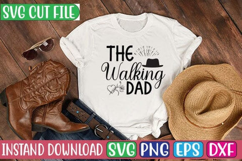 The Walking Dad SVG Cut File SVG Studio Innate 