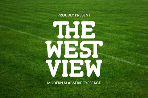 The Westview - Slab Serif Font Font Masyafi Studio 