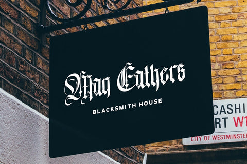 The White Knight - Blackletter Font Font StringLabs 