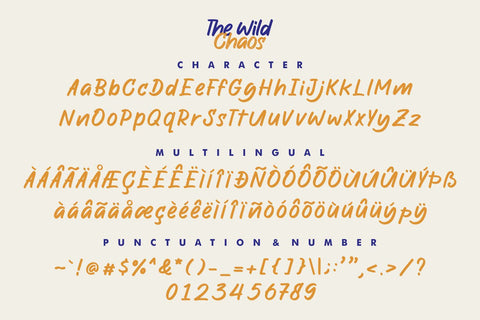 The Wild Chaos | Family Font Allouse.Studio 