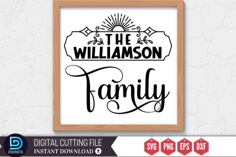 The williamson family SVG SVG DESIGNISTIC 