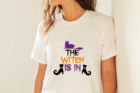 The Witch Is In - Cat and Boots SVG Sublimatiz Designs 