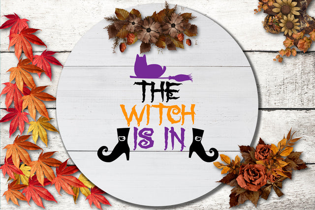 The Witch Is In - Cat and Boots SVG Sublimatiz Designs 