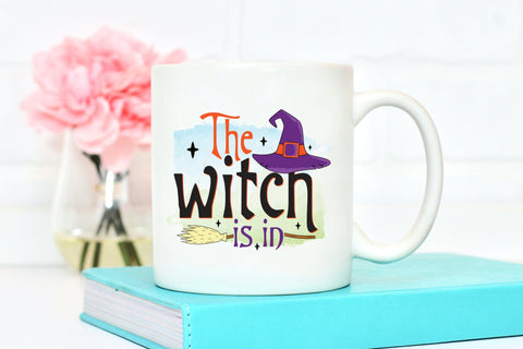 The Witch is in - Halloween Witch Sublimation Sublimation CraftLabSVG 