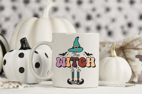The Witch is in - Halloween Witch Sublimation Sublimation CraftLabSVG 
