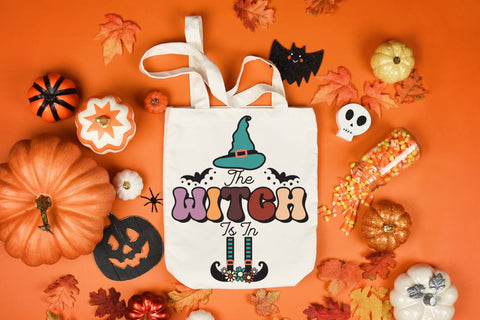 The Witch is in - Halloween Witch Sublimation Sublimation CraftLabSVG 