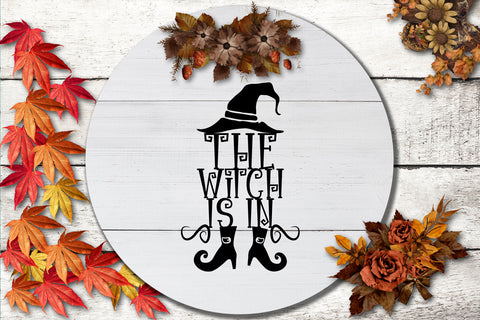 The Witch Is In - Hat and Boots SVG Sublimatiz Designs 