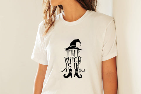 The Witch Is In - Hat and Boots SVG Sublimatiz Designs 