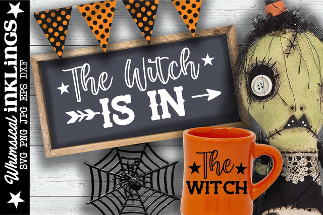 The Witch Is In SVG Set SVG Whimsical Inklings 