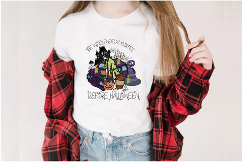 The Witch Needs Coffee Before Halloween Sublimation Sublimation Jagonath Roy 