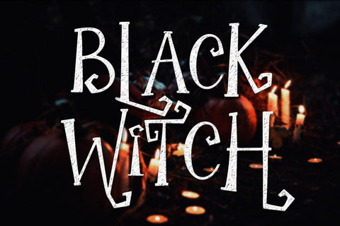 The Witch - Spooky Font Font Dm Letter Studio 