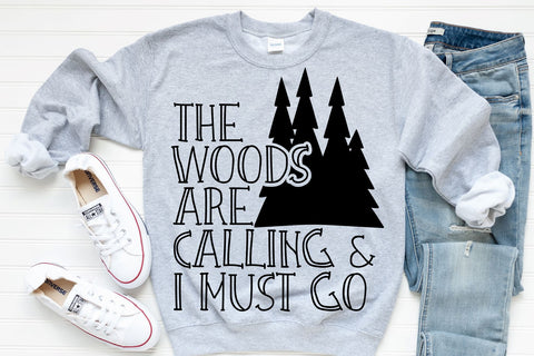 The Woods Are Calling And I Must Go SVG | Camping SVG Design SVG RedFoxDesignsUS 